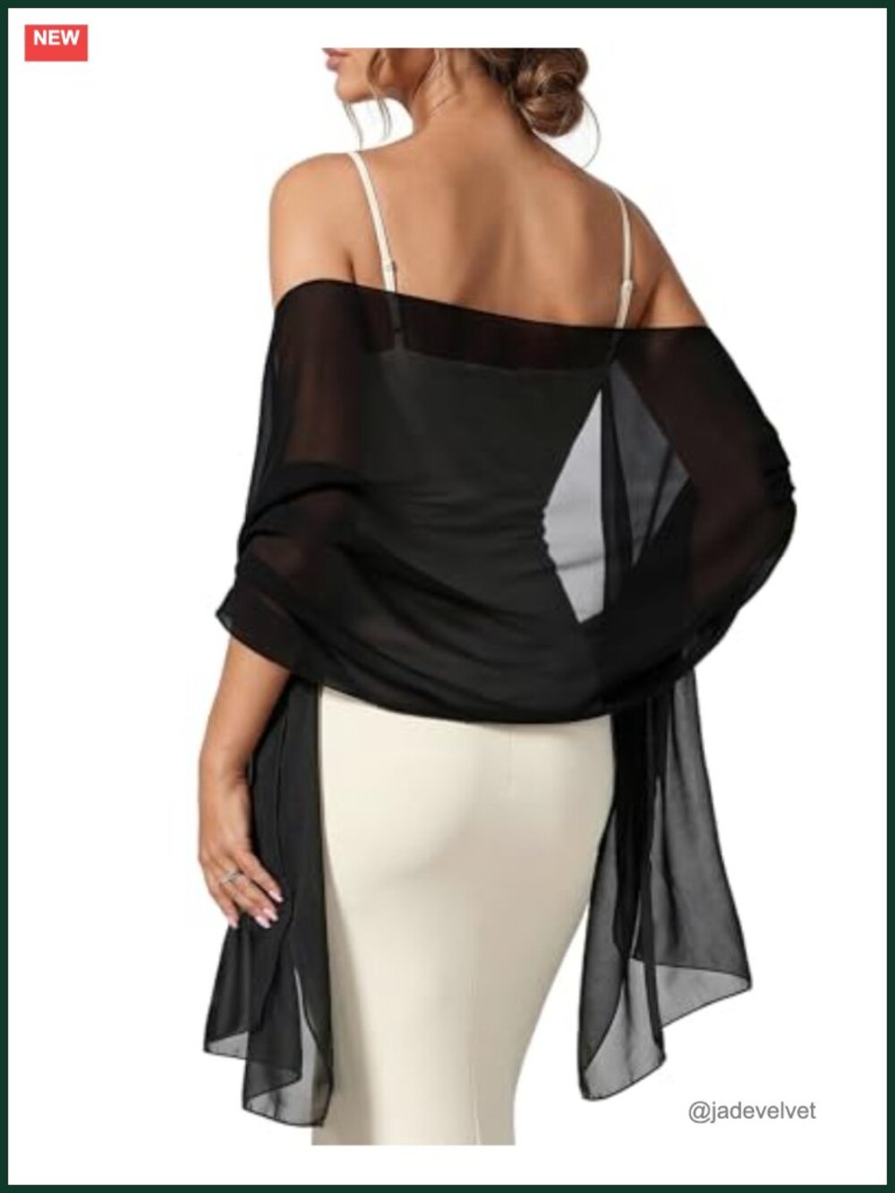Chiffon Shawl Wrap Evening Dresses Bridal Scarf Lightweight Formal Party